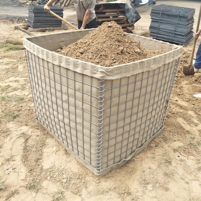 Askeri Galfan Tel Hesco Kum Bariyeri 50 X 50mm