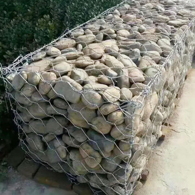 SICAK BALDIRILMIŞ GALVANİZLİ ALTIGEN GABION KUTUSU GABION İSTİNA DUVARI RIVER BANKASI KORUMA GABION