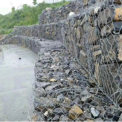 2.5mm 2x1x1 Kaynaklı Gabion Sepetleri Koruma Sıcak Daldırma Galvanizli Hasır