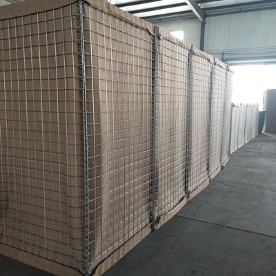 Sıcak Daldırma Galvanizli Gabion Hesco Ağır Hizmet İstiflenebilir