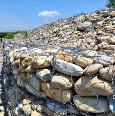 Sıcak Daldırma Galvanizli Gabion Kutusu Tel Eskrim Örgüsü 2.5mm