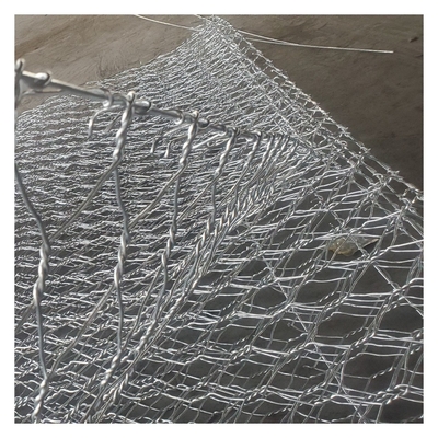 Gabion Klipsli Galvanizli Tel Çinko Kaplı Gabion Militaire Anti Pas