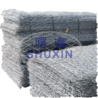İstinat Duvarı Erozyona Dirençli 2.2mm Galvanizli Gabion Sepet
