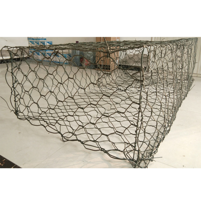 ISO Ağır Hizmet Pvc Kaplı Gabion Kutusu 10x12cm Gabion Hasır Sepetler