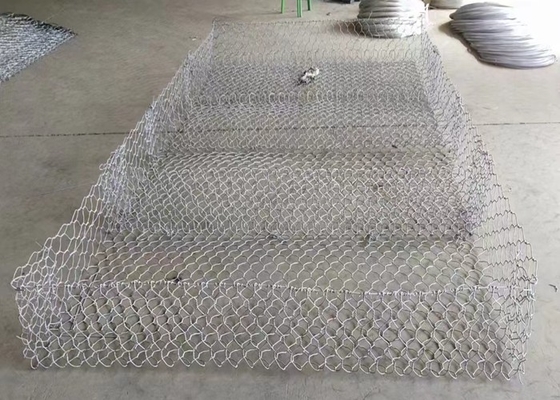80x100mm 3mm galvanizli altıgen gabion sepeti