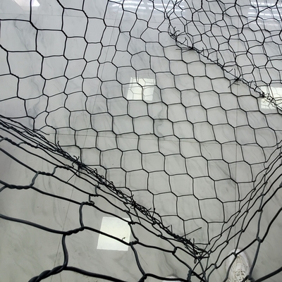 Taş Dolgulu Gabion Kutusu için PVC 2.7mm Altıgen Gabion Mesh