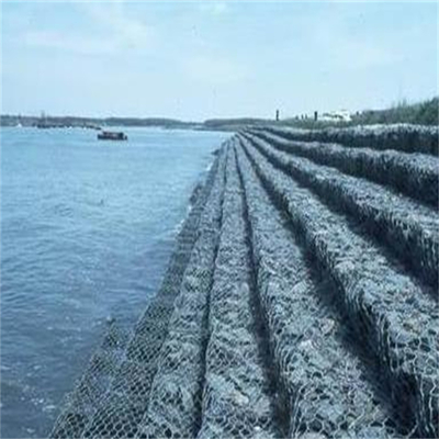 Galfan Tel 2.7mm Metal Gabions Basket Kafes Yapım Siyah Finish