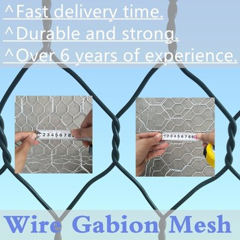100mm X 120mm Kablo Ağı Gabion Kutusu Toprağı Tutmak İçin 2m X 1m X 1m Kolay Boyutlu