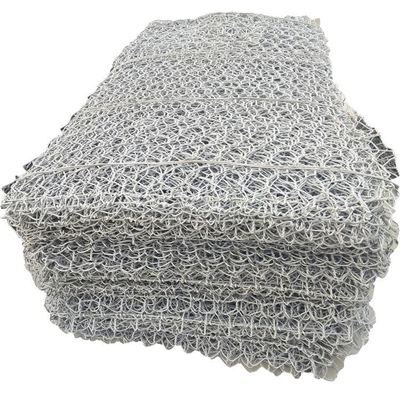 Dokumalı 3.0mm Gabion Kafes Destek Duvarı 80mm X 100mm Açı Boyutu