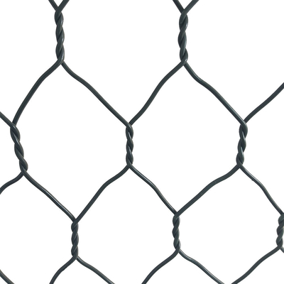 3m X 1m X 1m 4mm Pvc kaplı Gabion Kutusu Korozyona Direnci