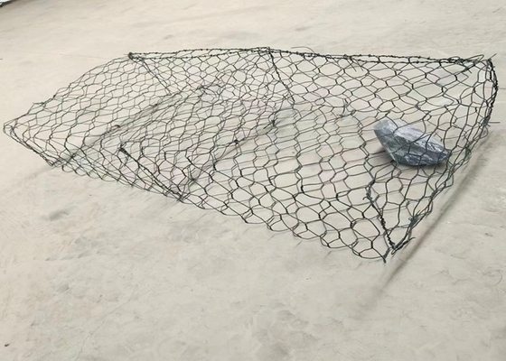 2m Çinko Kaplama Gi Gabion Kutusu 7x9cm Mesh Deliği