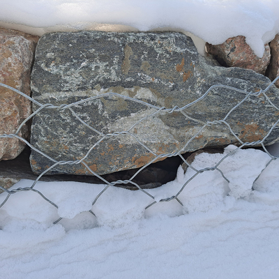 2*1*1 M Pvc kaplı Gabion Kutusu Altgen Erozyon Direnci