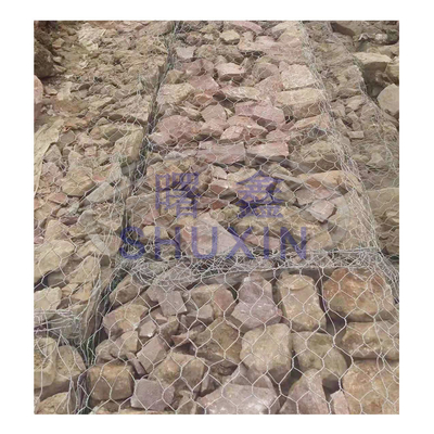 Deniz koruması için altıgen galvanizli gabion kutuları kafes 3*1*1m