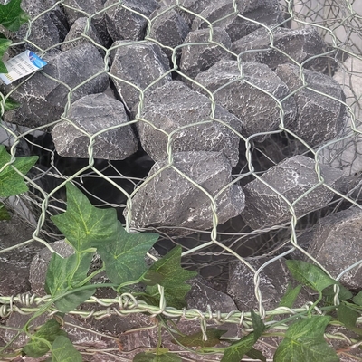 2x1x1m Galvanizli Gabyon Sepeti Altgen Toprak Tutma