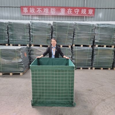 Çin Anti-korozyon Kum Duvarı Bastion Savunma Engelli Patlama Duvarı Yüksek Güçlü Güvenlik Galvanizli Patlamaya Karşı Duvar Hesco Barrier Fiyatı