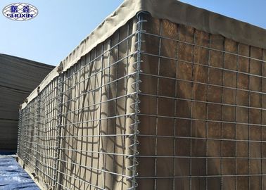 Kumaş Astarlı Askeri Gabion Kutusu, Gabion Sepetleri İstinat Duvarı