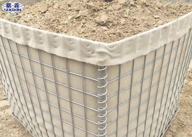 Askeri savunma bariyeri / Gabion sepetleri istinat duvarı çevre dostu