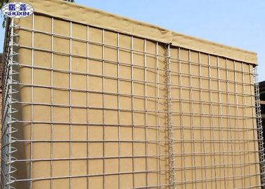 Çinko Kaplamalı Savunma Bariyeri Duvarı HESCO Bastion ISO Sertifikası