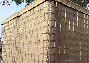 5mm Kum Dolu Duvar Galfan Kaplamalı Savunma Bariyeri CE Sertifikası