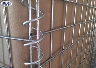 Katlanabilir Metal Gabion Kutu Güvenlik Bariyeri 300gsm Kum Rengi OEM Hizmeti