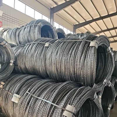 Paslanmaz Çelik Jiletli Tel Taktik Güvenlik Çevresi