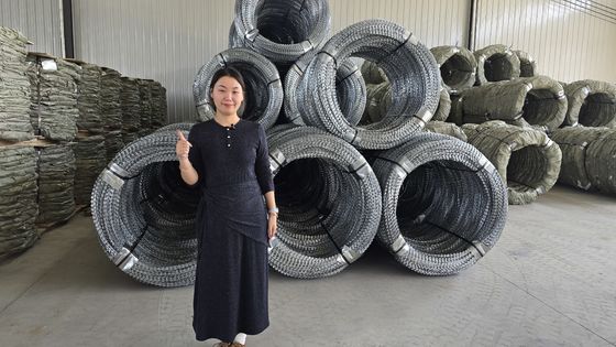 KN Sıcak Satış Yüksek Güvenlikli Sıcak Daldırma Galvanizli Jiletli Tel Örgü, Hapishaneler/Havaalanları İçin Uygun