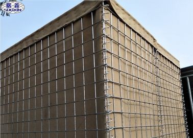 Hükümet İhale Askeri Kum Duvar Gbaion Kutusu Özelleştirilmiş hesco bariyeri