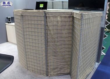 Ağır Hizmet Tipi Kum Dolu Bariyerler Kaya Dolu Gabion Kafesleri Askeri İçin