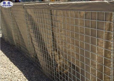 Kaynaklı Gabion Kutu Kum Dolgulu Bariyerler Yüksek Çekme Karşıtı - Darbe Kabiliyeti