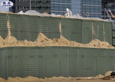 Toprak Kumu Dolgulu Kum Dolgulu Bariyerler Taşkın Bariyeri İçin Gabion Kutusu