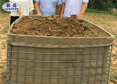 Galvanizli Kaynaklı HESCO Bariyerler SMIL 19 Çinko - Alüminyum Kaplama