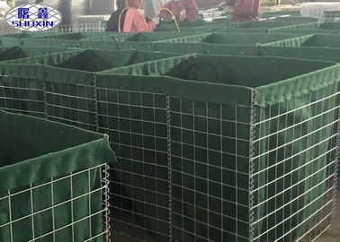 Su Baskınlarını Durdurmak İçin SX Askeri Bariyer Kum Duvarı Kolay Kurulum