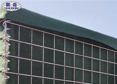 Toprak Dolu Savunma Tabanı Duvar / Askeri Kaynaklı Hasır Gabion Tabanı