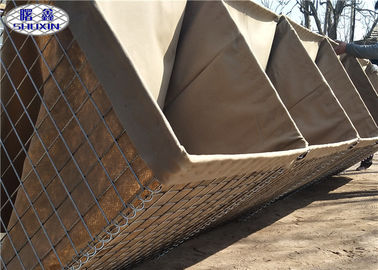 Galvanizli Kaynaklı Gabion Bastion Wall, Koruma Ordusu Savunma Gabion Bariyeri