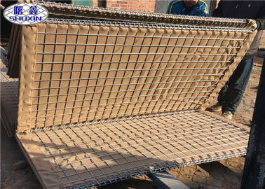 Geotekstil Galvanizli Çelik Telli Kum Dolgulu Gabion Sel Engelleri