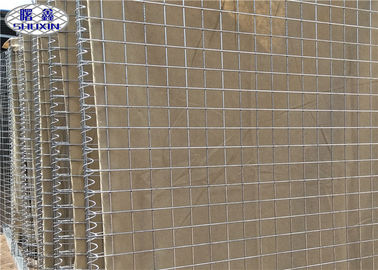 Askeri Kullanılan Gabion Basket Morden Tipi Galvanizli Çelik Bileşenler