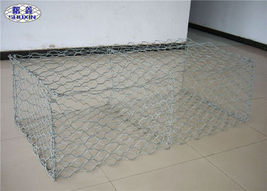 Çinko Kaplı Gabion Duvar Kafesleri Yüksek Güvenlik Korozyon Direnci