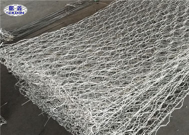 Nehir yatağı koruma altıgen örgü için çift büküm Gabion duvar kafesleri