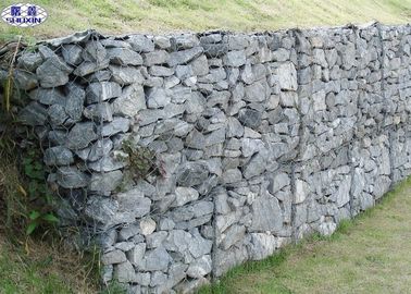 Sel Galvanizli Çelik Taş Kafes Altıgen Delik Şekil Toprak Koruma