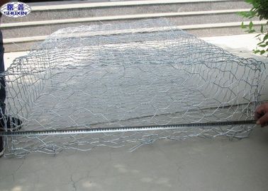 Pvc Kaplı Galvanizli 2mm Gabion Duvar İstinat Duvarı Altıgen Hasır