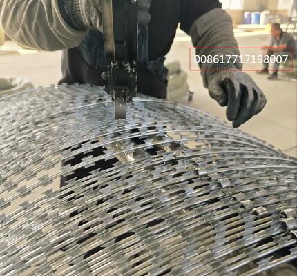 Fabrikadan Doğrudan Tedarik Hapishane Sınırı Çiftlik için Jiletli Tel Örgü