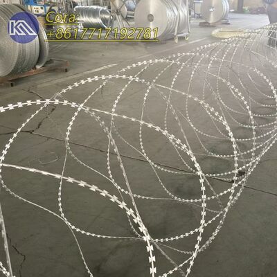 Ülke Sınır Koruma Çiti Galvanizli BTO 22 Jiletli Tel