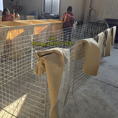 Rusya-Ukrayna Çatışmasında Kullanılan MIL1 Ağır Hizmet Tipi 1.37m Yüksek Savunma Sığınak Bariyerleri