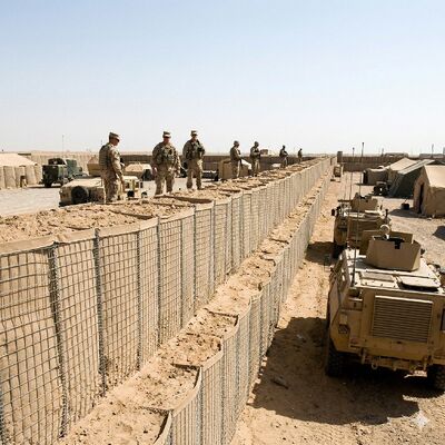 Savunma Kumu Patlamaya Dayanıklı Kafes Fiyat Güvenlik Eco Bastion Bariyer Kaynaklı Gabion Kutusu Patlamaya Dayanıklı Kafes