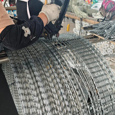 110cm Sıcak Daldırma Galvanizli Jiletli Tel | Saldırıya Karşı Sınır Güvenlik Çiti
