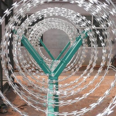 Fabrika Tedarikleri Tıraş Dikenli Tel Rulo Keskin Concertina Blade Tel Hırsızlık Karşıtı Güvenlik Çit Tel Ağı