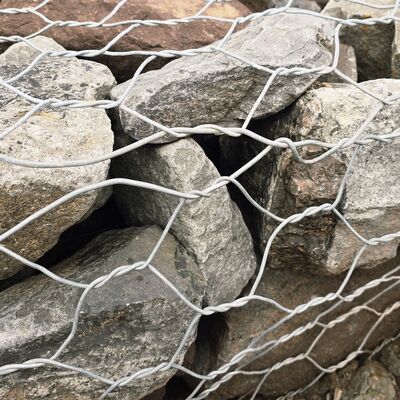 Türkiye PVC Kaplı 3*3*0.3m Göl Kıyısı Koruma Duvarı için Gabyon Yatak