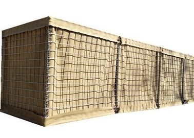 Sıcak Daldırma Galvanizli Askeri HESCO savunucusu bariyer Duvar 5.0 Mm Hasır Teli