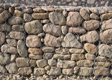 Çelik Tel Taş Gabion Duvar Kafesleri 2.7mm Pvc Kaplı Yüzey İşlem