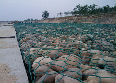 2m X 1m X 1m Kurulumu Kolay Gabion Kutusu Tel Çapı 2.7mm